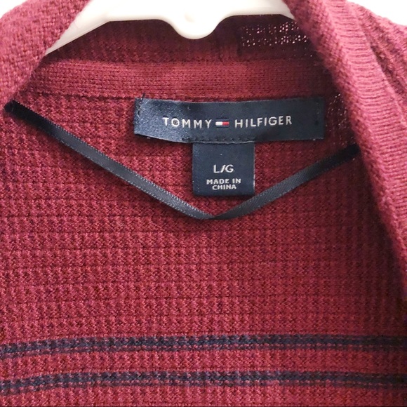 Tommy Hilfiger Trapeze sleeveless waffle vest Sz L - Picture 2 of 6